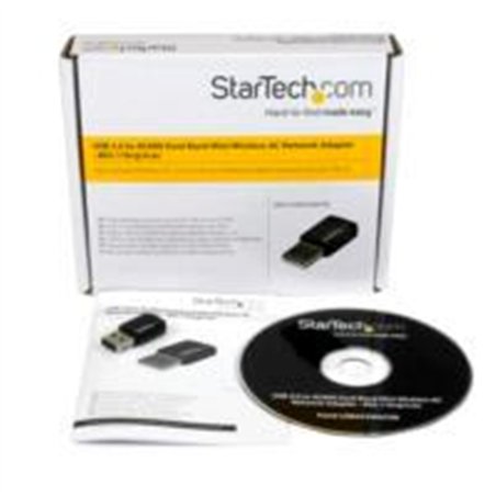 MINI ADAPTADOR DE RED USB 2.0 INALAMBRICO WIRELESS-AC DE BANDA DOBLE AC600 - WIFI 802.11AC 1T1R DE 2,4GHZ Y 5GHZ - STARTECH.COM 