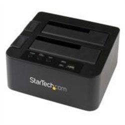 BASE DOCKING STATION ESATA USB 3.0 CON UASP DE 2 BAHIAS PARA DISCO DURO O SSD SATA III DE 2.5 O 3.5 PULGADAS - STARTECH.COM MOD.