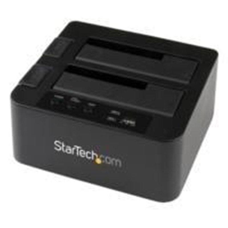 BASE DOCKING STATION ESATA USB 3.0 CON UASP DE 2 BAHIAS PARA DISCO DURO O SSD SATA III DE 2.5 O 3.5 PULGADAS - STARTECH.COM MOD.
