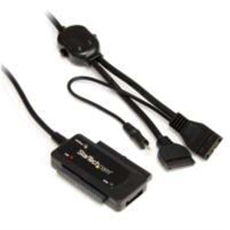 ADAPTADOR COMBO SATA IDE A USB 2.0 PARA DISCO DURO Y SSD CON ALIMENTACIN - SATA - IDE - LP4 - USB A - STARTECH.COM MOD. USB2SATA