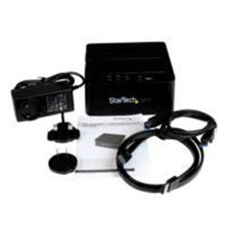 BASE CLONADORA DOCK STATION USB 3.0 Y ESATA COPIADORA DE UNIDADES DE DISCO SATA 6GBPS DE 2.5 Y 3.5 PULGADAS - CLONADOR AUTONOMO 