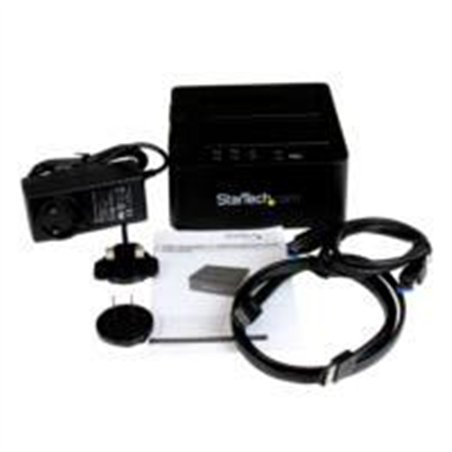 BASE CLONADORA DOCK STATION USB 3.0 Y ESATA COPIADORA DE UNIDADES DE DISCO SATA 6GBPS DE 2.5 Y 3.5 PULGADAS - CLONADOR AUTONOMO 