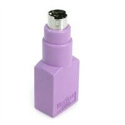 ADAPTADOR PARA TECLADO O MOUSE USB A CONECTOR PS/2 PS2 MINIDIN - 1X HEMBRA USB - 1X MACHO MINI-DIN - PRPURA - STARTECH.COM MOD. 