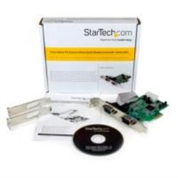 TARJETA PCI EXPRESS ADAPTADORA PCIE DE 2 PUERTOS SERIAL RS232 DB9 UART 16550 - STARTECH.COM MOD. PEX2S553