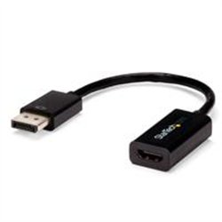 ADAPTADOR DE VIDEO DISPLAYPORT A HDMI CON AUDIO ADAPTADOR ACTIVO DP 1.2 PARA COMPUTADORAS DE ESCRITORIO/LAPTOPS 4K 30HZ - STARTE