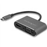 ADAPTADOR USB-C A VGA Y HDMI - 2EN1 - 4K 30HZ - GRIS ESPACIAL - ADAPTADOR DE VIDEO EXTERNO USB TIPO C - STARTECH.COM MOD. CDP2HD