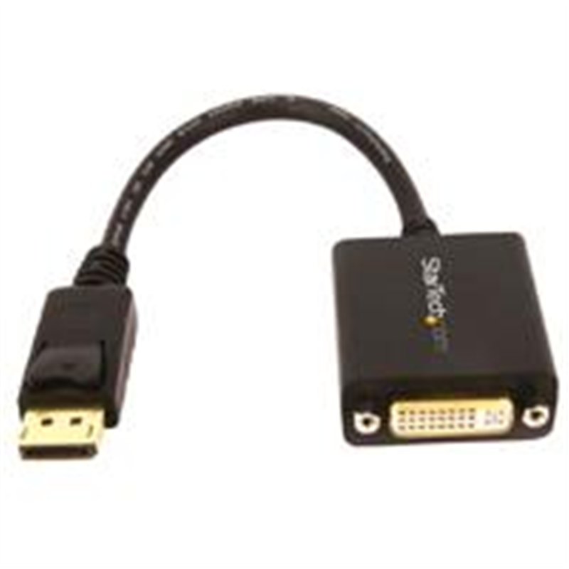 ADAPTADOR DE VIDEO DISPLAYPORT A DVI - CONVERTIDOR EXTERNO - DP MACHO - DVI HEMBRA - HASTA 1920X1200 - CABLE PASIVO - STARTECH.C