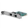 ADAPTADOR TARJETA DE RED NIC PCI EXPRESS PCI-E DE 2 PUERTOS GIGABIT ETHERNET - 2X RJ45 HEMBRA - STARTECH.COM MOD. ST1000SPEXD4