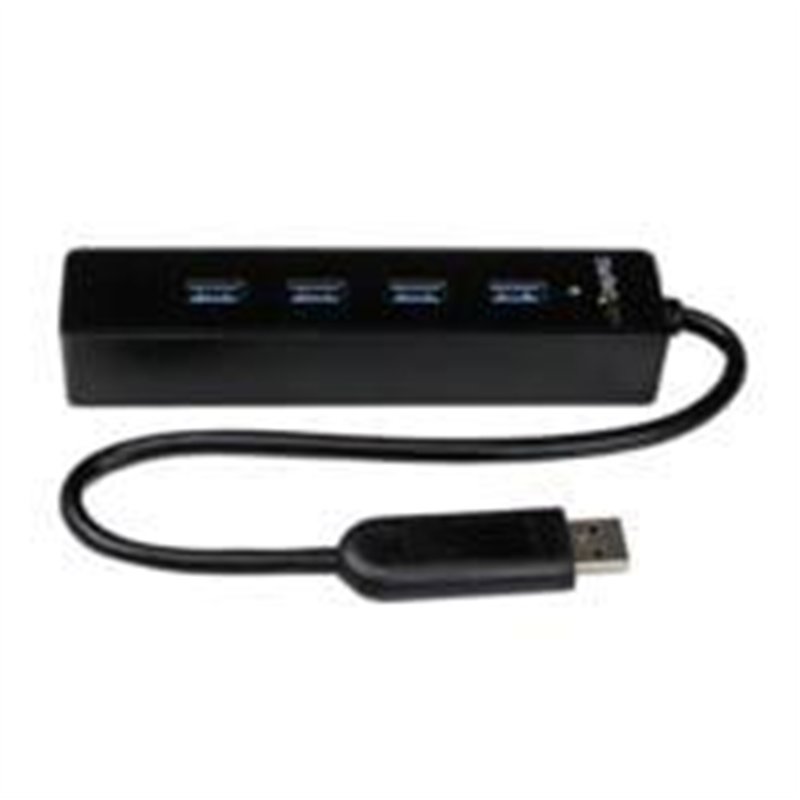HUB USB 3.0 DE 4 PUERTOS - ADAPTADOR CONCENTRADOR HUB USB 3.0 SUPER SPEED 4 PUERTOS SALIDAS PORTATIL PARA LAPTOP COMPUTADORA - N