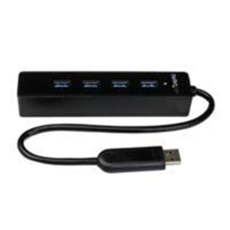 HUB USB 3.0 DE 4 PUERTOS - ADAPTADOR CONCENTRADOR HUB USB 3.0 SUPER SPEED 4 PUERTOS SALIDAS PORTATIL PARA LAPTOP COMPUTADORA - N