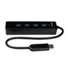 HUB USB 3.0 DE 4 PUERTOS - ADAPTADOR CONCENTRADOR HUB USB 3.0 SUPER SPEED 4 PUERTOS SALIDAS PORTATIL PARA LAPTOP COMPUTADORA - N