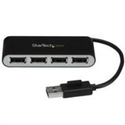 HUB USB 2.0 DE 4 PUERTOS - CONCENTRADOR USB 2.0 DE 4 PUERTOS CON CABLE INTEGRADO - HUB PORTATIL USB 2.0 DE 4 PUERTOS ALIMENTADO 