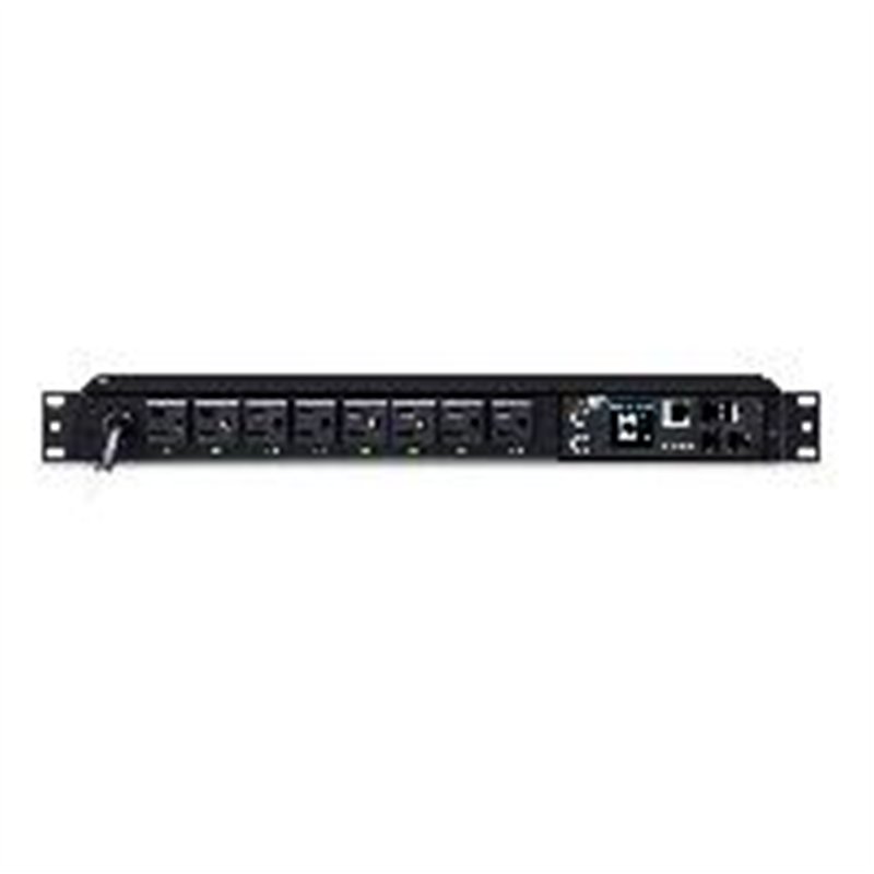 PDU CYBERPOWER ATS PDU44001, MONTAJE EN RACK 1U ENCHUFE DE ENTRADA 2X NEMA 5-15P, TIPO DE SALIDA 10-NEMA 5-15R, 120V, 3 AÑOS DE 