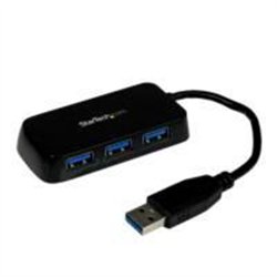 HUB USB 3.0 DE 4 PUERTOS - ADAPTADOR CONCENTRADOR HUB USB 3.0 SUPER SPEED 4 PUERTOS SALIDAS PORTATIL PARA LAPTOP COMPUTADORA - N
