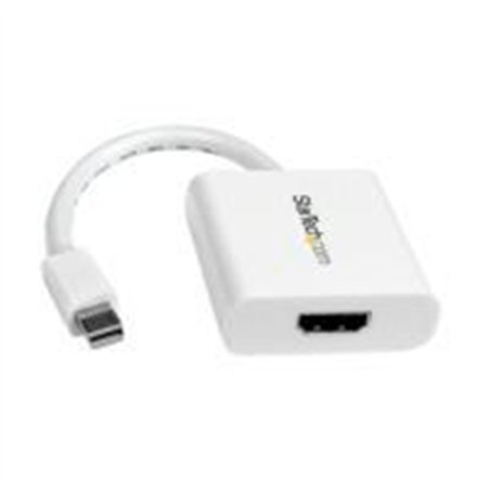 ADAPTADOR DE VIDEO MINI DISPLAYPORT A HDMI - CABLE CONVERTIDOR - HEMBRA HDMI - MACHO MINI DP - 1920X1200 - PASIVO - BLANCO - STA