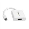 ADAPTADOR DE VIDEO MINI DISPLAYPORT A HDMI - CABLE CONVERTIDOR - HEMBRA HDMI - MACHO MINI DP - 1920X1200 - PASIVO - BLANCO - STA
