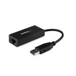 ADAPTADOR TARJETA DE RED EXTERNA NIC USB 3.0 A 1GBPS GIGABIT ETHERNET 1 PUERTO - 1X RJ45 HEMBRA - 1X USBA - NEGRO - STARTECH.COM