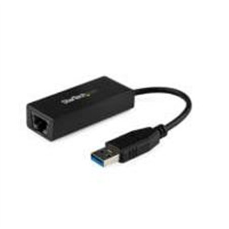 ADAPTADOR TARJETA DE RED EXTERNA NIC USB 3.0 A 1GBPS GIGABIT ETHERNET 1 PUERTO - 1X RJ45 HEMBRA - 1X USBA - NEGRO - STARTECH.COM
