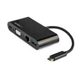 DOCKING STATION USB-C PARA PORTATILES - DOCK MINI USB TIPO C A VGA GBE CON PUERTO USB 3.0 - PD DE 60W DE PASO - WIN, MAC Y CHROM