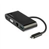 DOCKING STATION USB-C PARA PORTATILES - DOCK MINI USB TIPO C A VGA GBE CON PUERTO USB 3.0 - PD DE 60W DE PASO - WIN, MAC Y CHROM