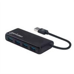 HUB USB, MANHATTAN,164900, V3.2  4 PTOS A