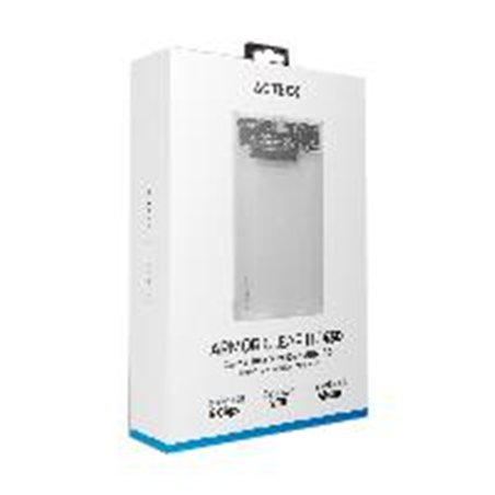 CARCASA CASE ENCLOSURE PARA DISCO DURO ACTECK ARMOR CLEAR HC430 / HDD 2.5 / CONEXION USB MICRO B / SATA / TRANSPARENTE / AC-9346