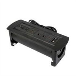 CAJA CONEXIÓN,MANHATTAN,164856, ENCHUFE/USB/HDMI/VGA/RED, PARA MESA