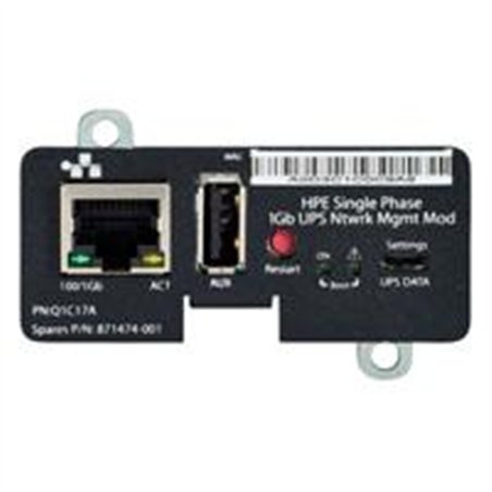 HPE SINGLE PHASE 1GB UPS NTWRK MGMT MOD