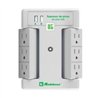 SUPRESOR DE PICOS KOBLENZ SS-2000-USB, 2000 JOULES, 6 CONTACTOS GIRATORIOS, 2 PUERTOS USB, DISEÑO TV DE PARED. 3 AÑOS DE GARANTÍ