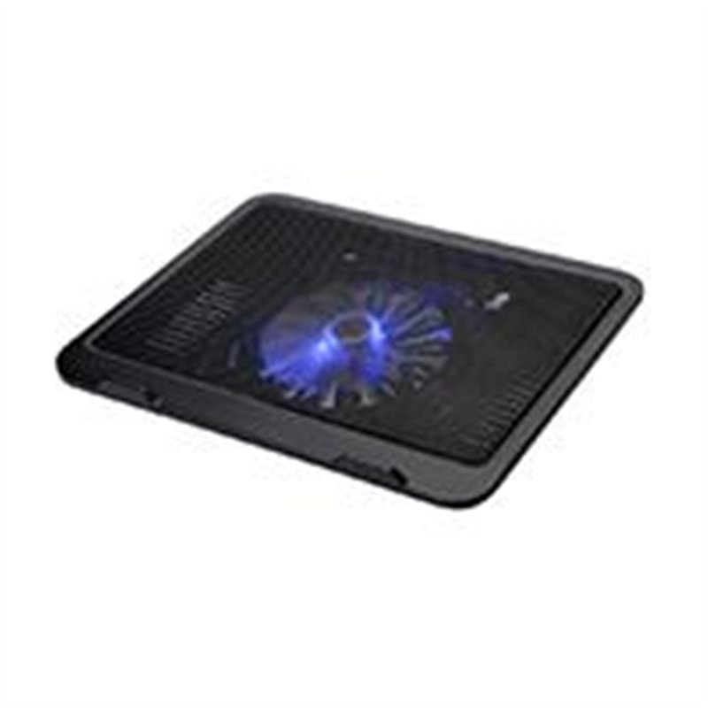 BASE ENFRIADORA GHIA / PARA LAPTOP / CON VENTILADOR Y LUZ LED / USB
