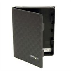 PAQUETE DE 3 - CUBIERTA PROTECTORA FUNDA DE PLASTICO PARA DISCO DURO DE 2.5IN PULGADAS - FORRO - NEGRO - STARTECH.COM MOD. HDDCA