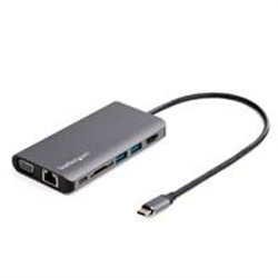DOCKING STATION USB-C MULTIPUERTOS - HDMI O VGA - PD DE 100W ENTREGA DE ALIMENTACION - CABLE DE 30CM - LECTOR DE SD (DKT30CHVAUS