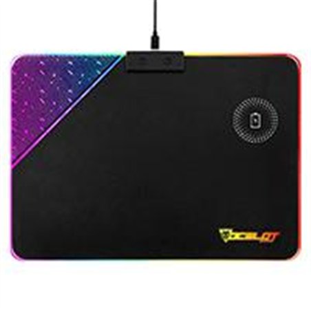 OCELOT MOUSE PAD RIGIDO TIPO RGB, CARGA INALAMBRICA PARA SMARTPHONES, CONEXIN MEDIANTE USB PLUG AND PLAY