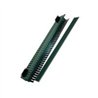 ORGANIZADOR DE CABLES NORTH SYSTEM 21 U.R. DOBLE VERTICAL 19 PULGADAS DUCTO 3X3 PULGADAS NEGRO LISO