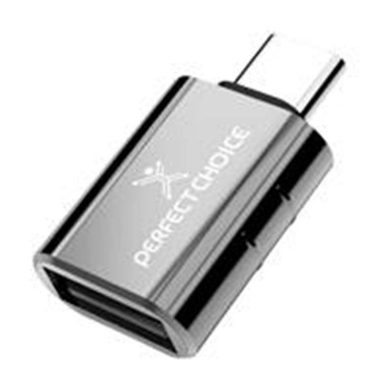ADAPTADOR USB A HEMBRA A USB TIPO C MACHO PERFECT CHOICE