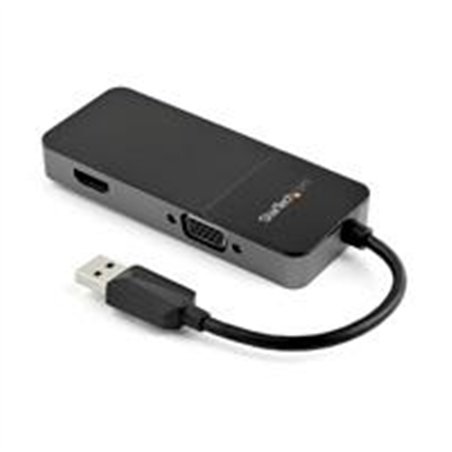 ADAPTADOR DE VIDEO EXTERNO USB 3.0 A HDMI Y VGA - 4K 30HZ - TARJETA DE VIDEO PARA MAC Y WINDOWS - MULTIPUERTOS 2EN1 - STARTECH.C
