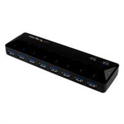 HUB CONCENTRADOR USB 3.0 DE 10 PUERTOS - HUB CON PUERTOS DE CARGA Y SINCRONIZACIN - 2 PUERTOS DE 1.5A - STARTECH.COM MOD. ST1030