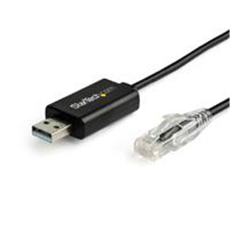 ADAPTADOR USB DE 1.8M PARA CONSOLA CISCO - 460KBPS - ADAPTADOR USB A RJ45 COMPATIBLE CON WINDOWS, MAC AND LINUX - M/M - STARTECH