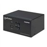 MUX KVM,MANHATTAN,153522, HDMI DOBLE MONITOR 2:1,  4K@30MHZ USB2.0 AUDIO