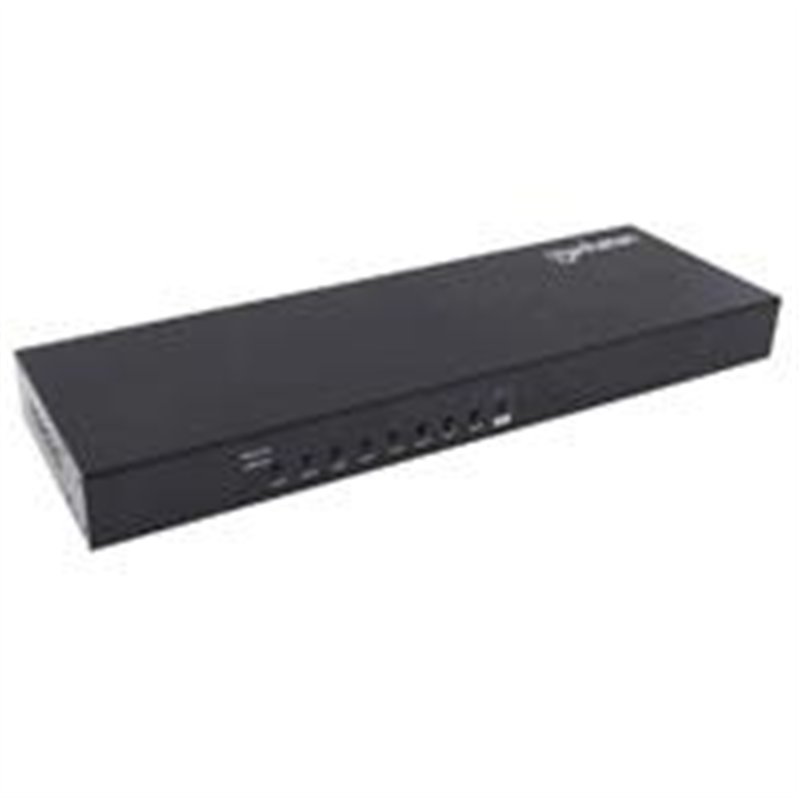 MUX KVM ,MANHATTAN,152785, DESKTOP HDMI/USB 8:1 CON CABLES USB