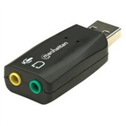 CONVERTIDOR USB,MANHATTAN,150859, 2.0 A TARJETA SONIDO 5.1