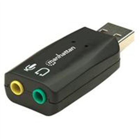 CONVERTIDOR USB,MANHATTAN,150859, 2.0 A TARJETA SONIDO 5.1