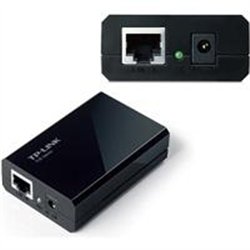 ADAPTADOR TP-LINK TL-POE150S INYECTOR POE INYECTOR HASTA 100 METROS MAX 15.4W 2 RJ45 GIGABIT