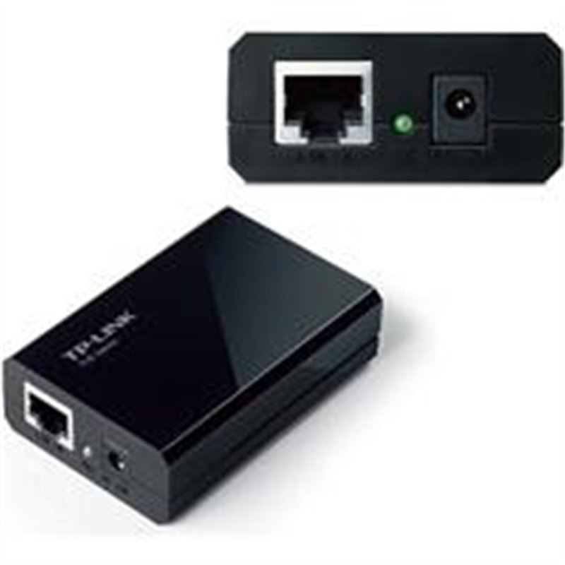 ADAPTADOR TP-LINK TL-POE150S INYECTOR POE INYECTOR HASTA 100 METROS MAX 15.4W 2 RJ45 GIGABIT