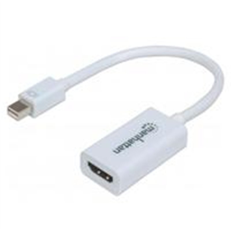 CABLE  ADAPTADOR,MANHATTAN,151399, DISPLAYPORT MINI M A HDMI H BL 1080P