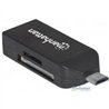 LECTOR TARJETAS,MANHATTAN,406222, OTG 24 EN 1 PUERTO USB2.0