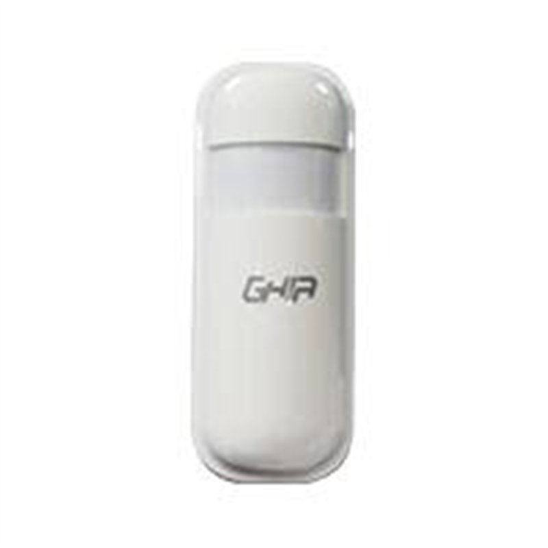 SENSOR DE MOVIMIENTO INFRARROJO INALAMBRICO 110 DETECCION 12MTS DE ALCANCE FRECUENCIA 433MHZ MARCA GHIA