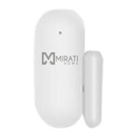 CONTACTO MAGNETICO SENSOR PARA PUERTA Y VENTANA INALAMBRICO DE DOBLE DISPARO FRECUENCIA 433MHZ PARA ALARMA MARCA MIRATI