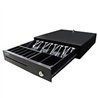 CAJON DE DINERO GHIA GCD481 / ACERO / 4 BILLETES / 8 MONEDAS / RJ11 / NEGRO