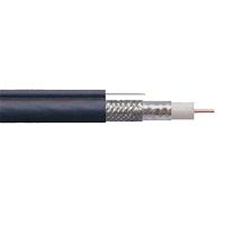 BOBINA DE CABLE CONDUMEX COAXIAL CATV-59 CCS MALLA 60% AL 20 AWGR CARRETE 500 MTS NEGRO